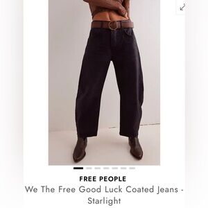 We The Free Starlight Black Wide Leg Jeans
